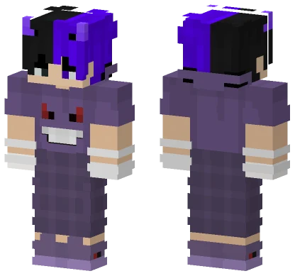 Arte4 Purple Hoodie Minecraft skin