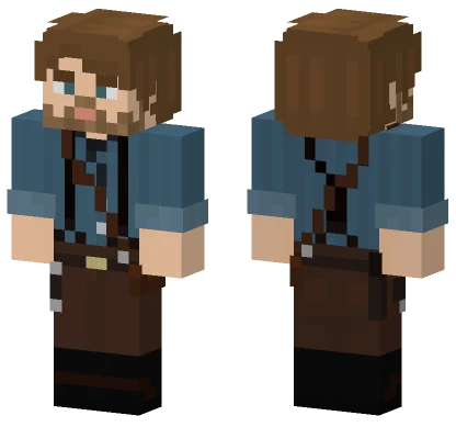 Arthur Morgan RDR2 Minecraft skin