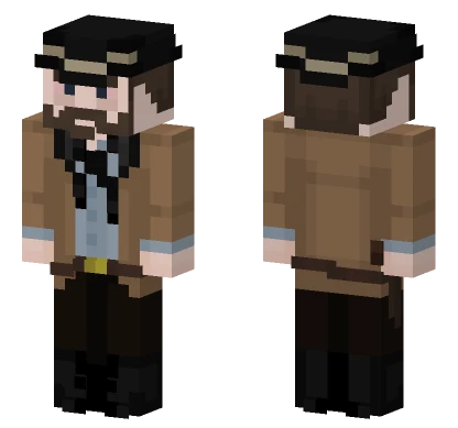 Arthur Morgan Tuberculosis Minecraft skin