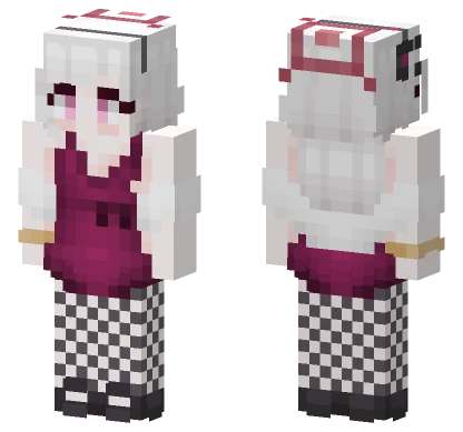 Asagi Mutsuki Dress Minecraft skin