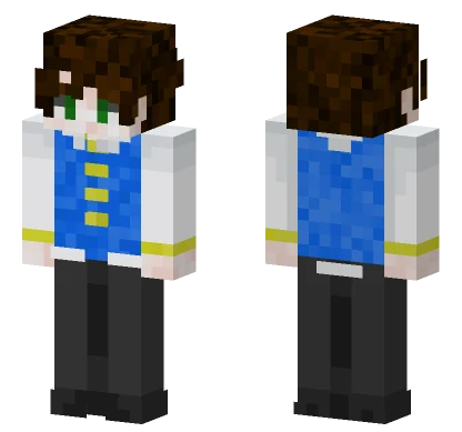 Asda4 Blue Uniform Minecraft skin