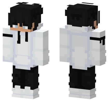 Asdfgh White Outfit Minecraft skin