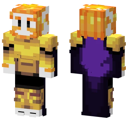 Asgore Deltarune Minecraft skin
