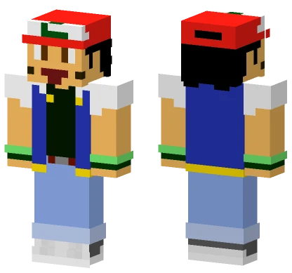 Ash Ketchum Minecraft skin