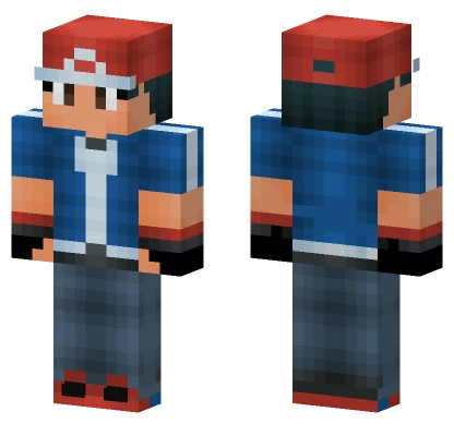 Ash Ketchum Minecraft skin