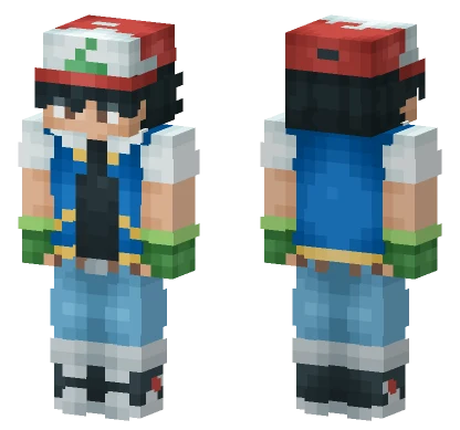 Ash Ketchum Outfit Minecraft skin