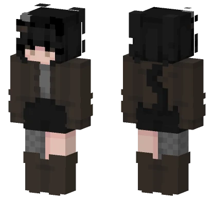 Ashenshadow Human Version Minecraft skin