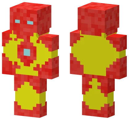 Asher S Iron Man Minecraft skin
