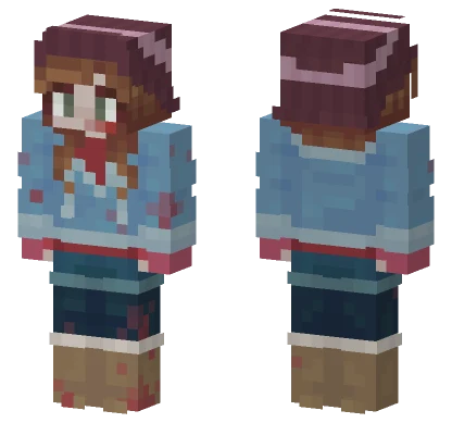 Ashley Brown Until Dawn Minecraft skin