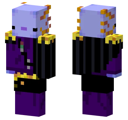 Ashswagg Axolotl Minecraft skin