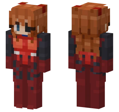 Asuka Shikinami Minecraft skin