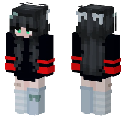 Asxion Hunter Improved Color Minecraft skin