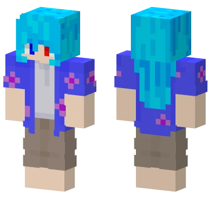 Atrenz Blue Shirt Minecraft skin