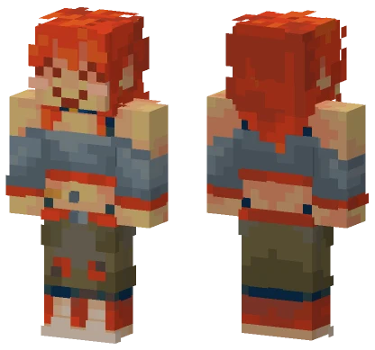 Atticus Red Hair Minecraft skin