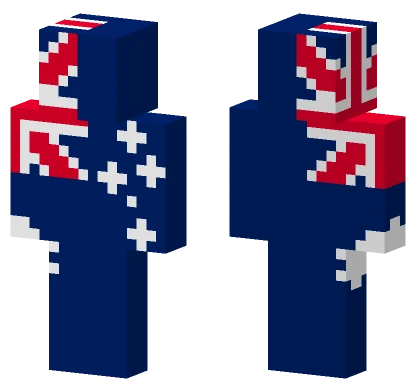 Australia Flag Minecraft skin
