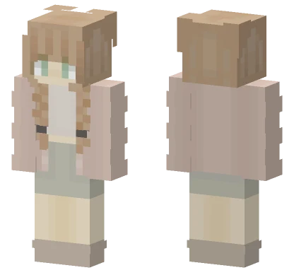 Autumn Breeze Cardigan Girl Minecraft skin