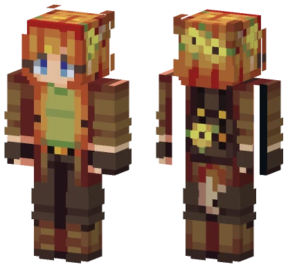 Autumn Fox Adventure Minecraft skin