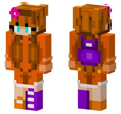 Autumn Girl Minecraft skin