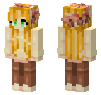 Autumn Girl Minecraft skin