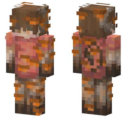 Autumn Leaf Girl Minecraft skin