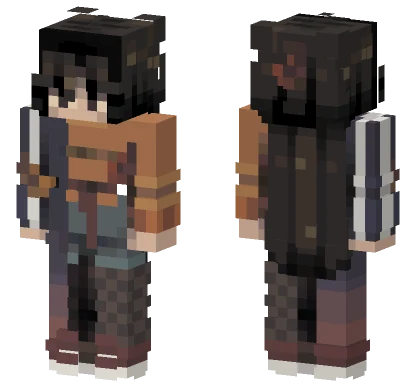 Autumn Nights Candlelight Girl Minecraft skin