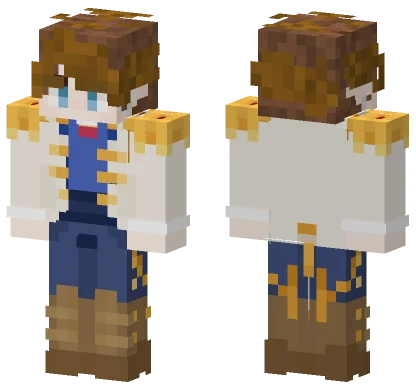 Avalor Blue Coat Minecraft skin