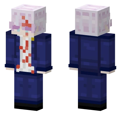 Awakened Gojo Minecraft skin