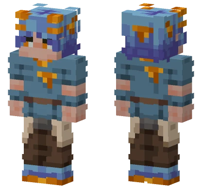 Awd Blue Outfit Minecraft skin