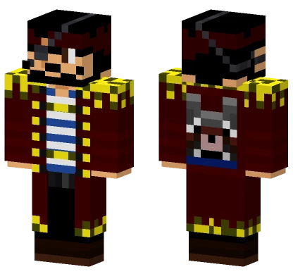 Aweka7 Pirat Minecraft skin