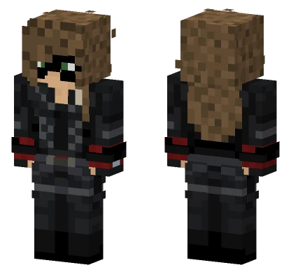 Awesomemilia Black Outfit Minecraft skin