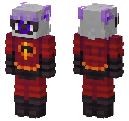 Awruf Red Raccoons Minecraft skin