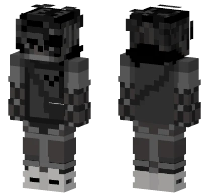 Axko Grey Main Minecraft skin