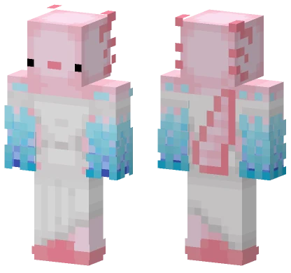 Axo Dress Minecraft skin