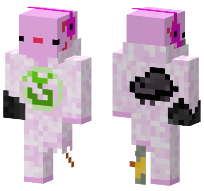 Axodragon With Turtle Minecraft skin