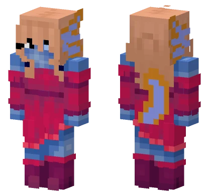 Axolice Minecraft skin