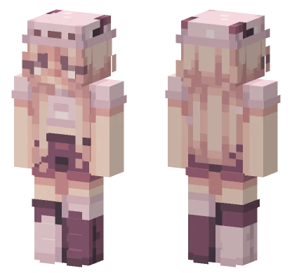 Axolotl Animal Series Minecraft skin