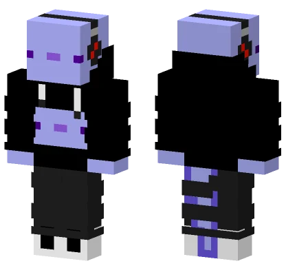 Axolotl Gamer Minecraft skin