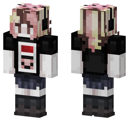 Axolotl Streaming Sona Lonnie Minecraft skin