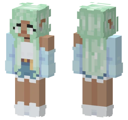 Ayla Casual Outfit Minecraft skin