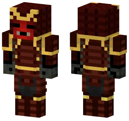 Ayperos Samurai Armor Minecraft skin