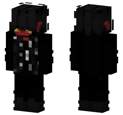 Azazel Black Suit Minecraft skin