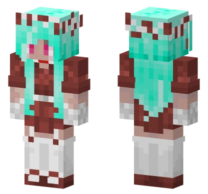 Azul Girl Minecraft skin