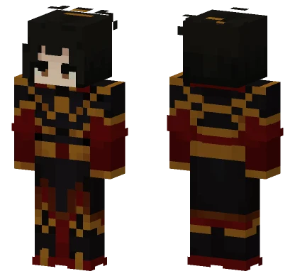Azula ATLA Minecraft skin