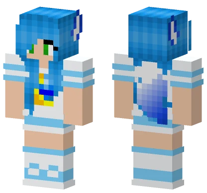 Azure S SM Sport Uniform Minecraft skin