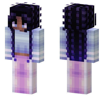 Azure Using Hb Minecraft skin