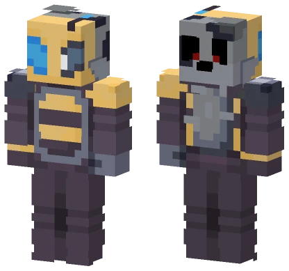 B z Bot Minecraft skin