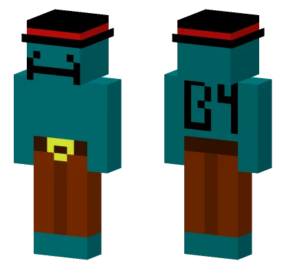 B4b4 D 3x 2 Minecraft skin