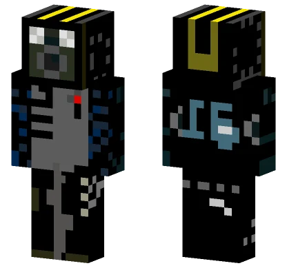 B7 SCP Outfit Minecraft skin
