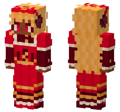 Baabette Firefighter Outfit Minecraft skin