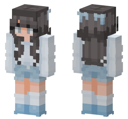 Baby Blue Minecraft skin